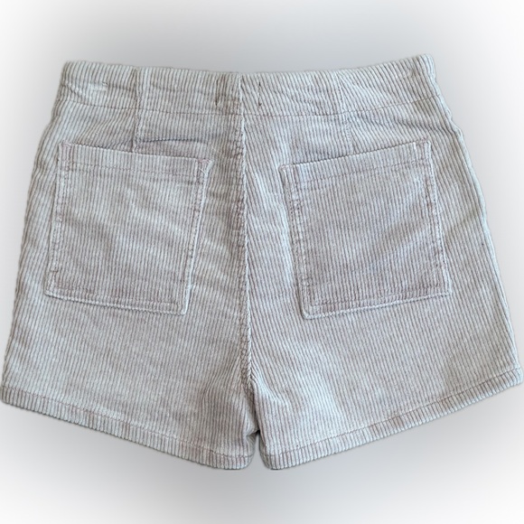 ❌SALE❌ 🩵#548 POL Cream/Pink High Waist Corduroy Shorts - Picture 4 of 4